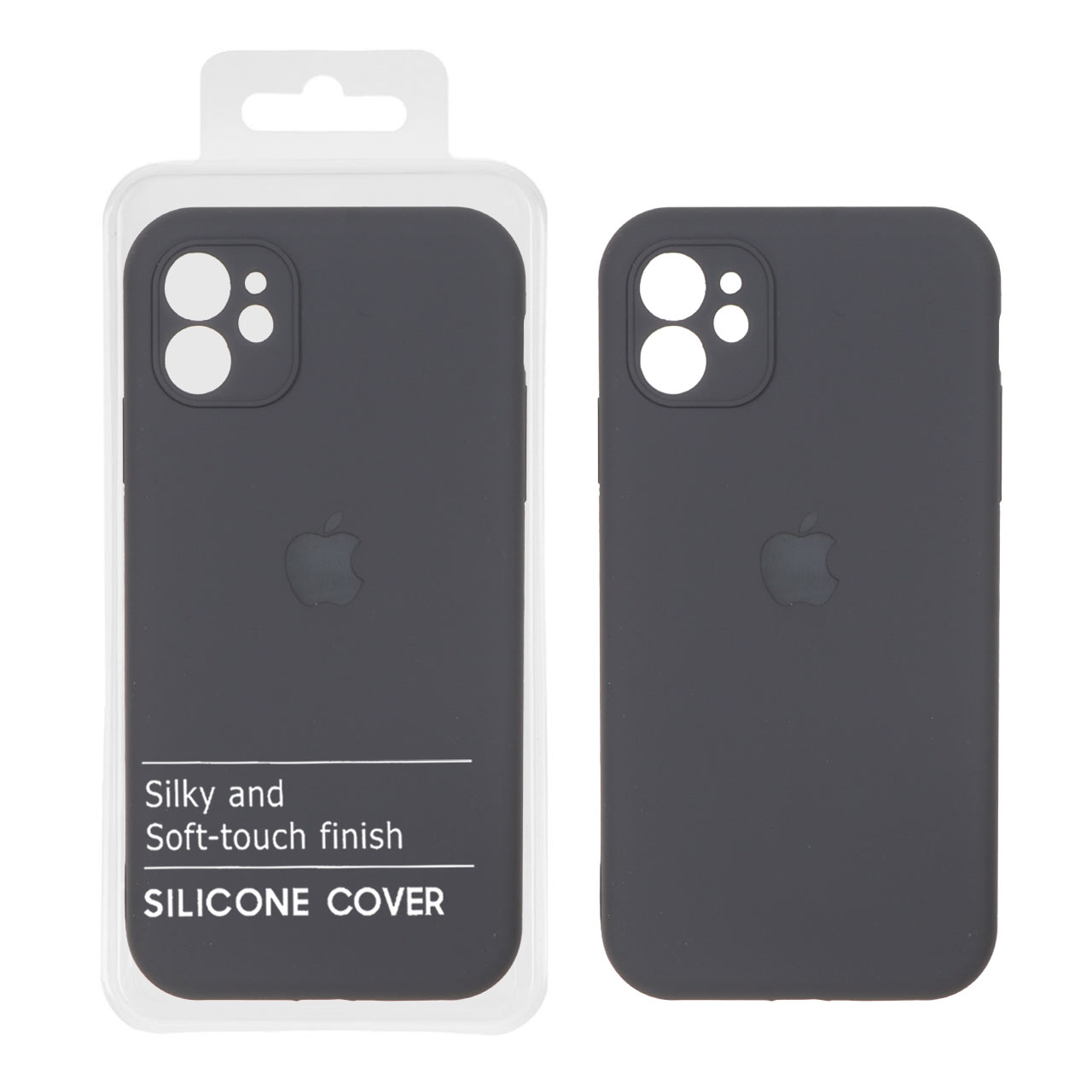 قاب سیلیکونی پاک کنی اورجینال Master Quality مدل Apple iPhone 11 - خاکستری (پک دار)